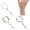 Christening Pearl Bracelet with for Cross for Communion Religious Baptism Jewelr
