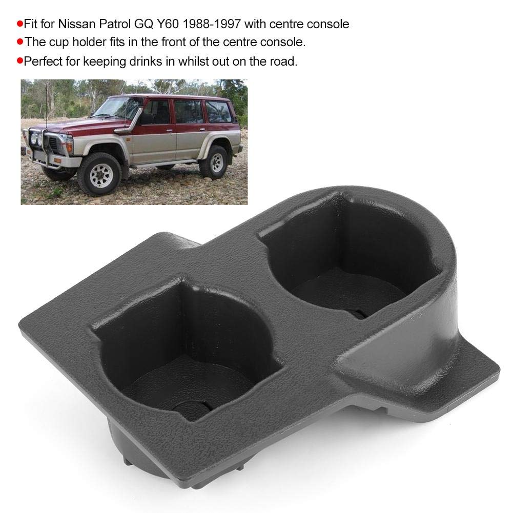 KIMISS Water Bottle Holder for GQ Y60 Replacement Car Cup Center Console Car Accessories (1988-1997 Models), Holder, Mount,