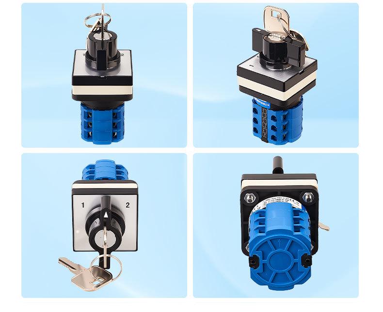 Zhuochao SZW26-20/D303.3Y-D11 Lockable 4-Hole Universal Changeover Switch