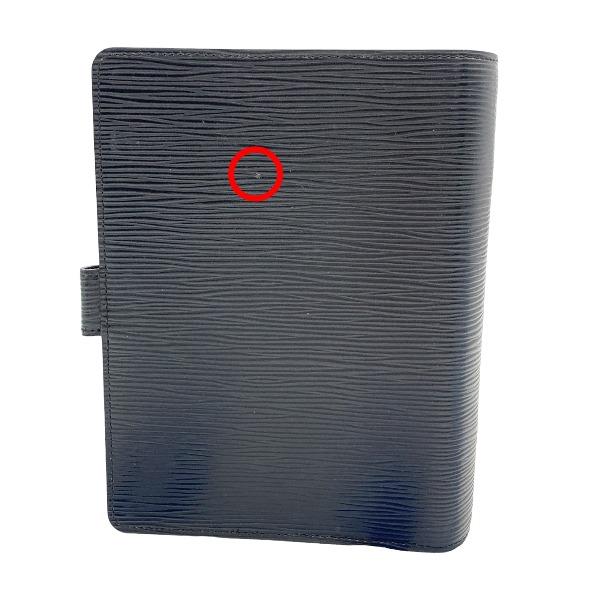 LOUIS VUITTON Epi Agenda MM Notebook cover Epi Leather Noir unisex R20202 Used