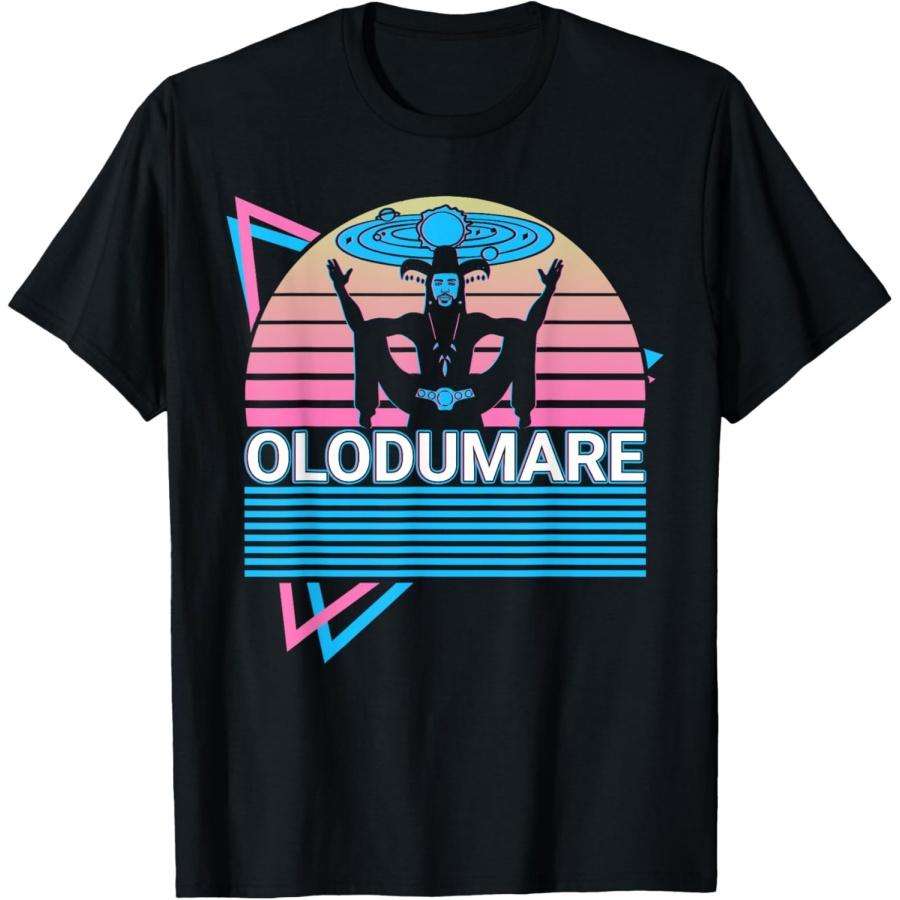 Olodumare Orisha African Deity Yoruba Religion Retro T-Shirt XXXXXL чёрный