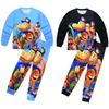 Déguisement, Chien Détective, Impression Numérique de Vêtements, Ensemble Deux Pièces Pyjama Manches Longues pour Enfants 81093