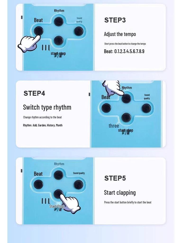 Yinuo Universal Metronome for Guzheng, Piano, Drum, Guitar, Violin, and Vocal Rhythm.