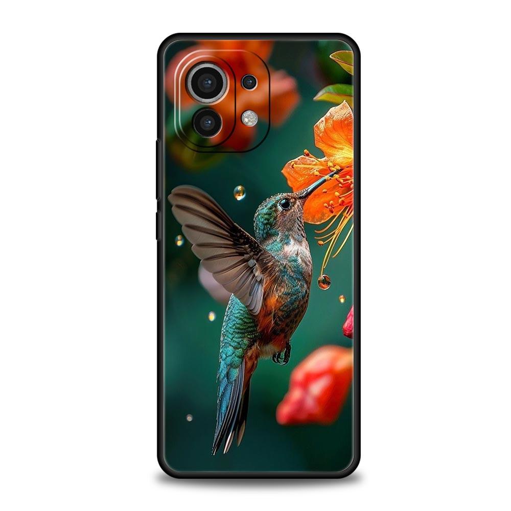 Hummingbird Phone Case For Xiaomi Mi 15 14 13 12 11 Lite 14T 13T 12T 11T Pro Poco X7 X6 X5 X3 Pro F6 F5 F4 Cover