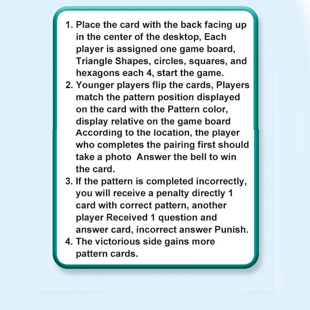 Enlightenment Thinking Training Matching Puzzle Toy Color Sensory Educational Toy  Logic Toy