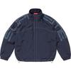 Supreme Broderet Track Jacket med Bogstaver Mørkeblå