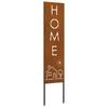 Garden Privacy Screen Rust Look 32 X 140 Cm