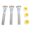 3 Sets RV Water Heater Anode Rod 4.5 X 1 2in NPT Quick Drain Design Water Heater Tank Anode Rod for Atwood Water Heater