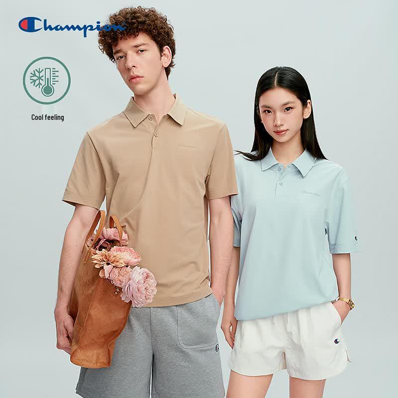 Champion Cool-Touch Short-Sleeve Polo Shirt M