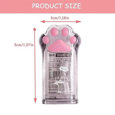 Cute Creative Pencil Sharpener Cat Paw Shape Cute Pencil Roller for Students Office Supplies Children's Gifts Kawaii Stationery