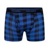 Keanu Mens Checked Cotton Blend Boxer Shorts (Pack of 6)