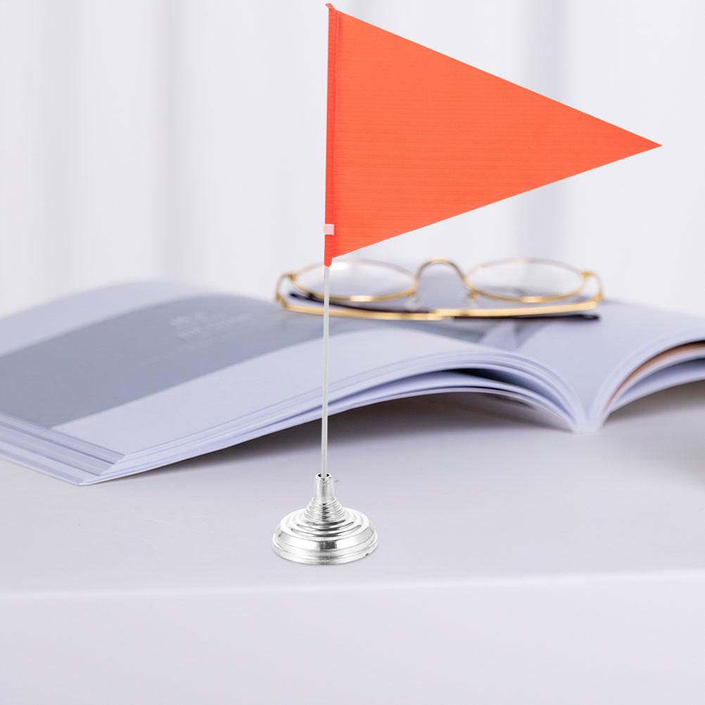 10 Pcs Flagge Basis Kleine Halter für Schreibtisch Kunststoff Mini Dekoration Ländlichen Tisch Stehen Steht
