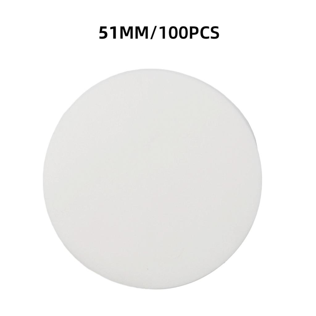 51mm,53mm,58mm 100Pcs Coffee Powder Bowl Filters Paper For Espresso Coffee Maker Disposable Hand-brewed Coffee Filter Accessorie