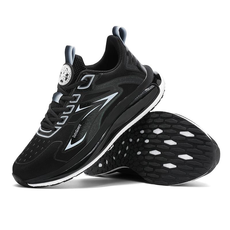 

Уличные кроссовки для пары Дышащие Противоскользящие Амортизирующие Кроссовки для бега по шоссе Мужские Кроссовки для бега Легкие Мужские Повседневные Кроссовки 36 чёрный