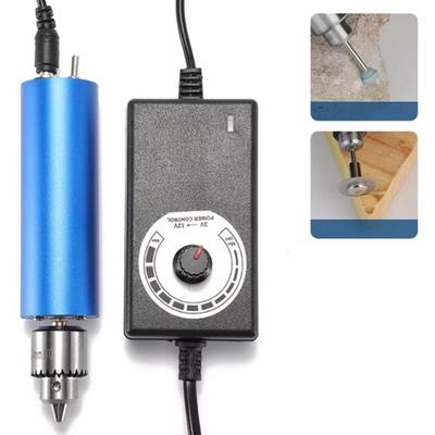 Handheld Mini Electric Grinder 0.3-4mm Chuck Stepless Speed-adjustable Electric Hand Drill Multifunctional 13000RPM