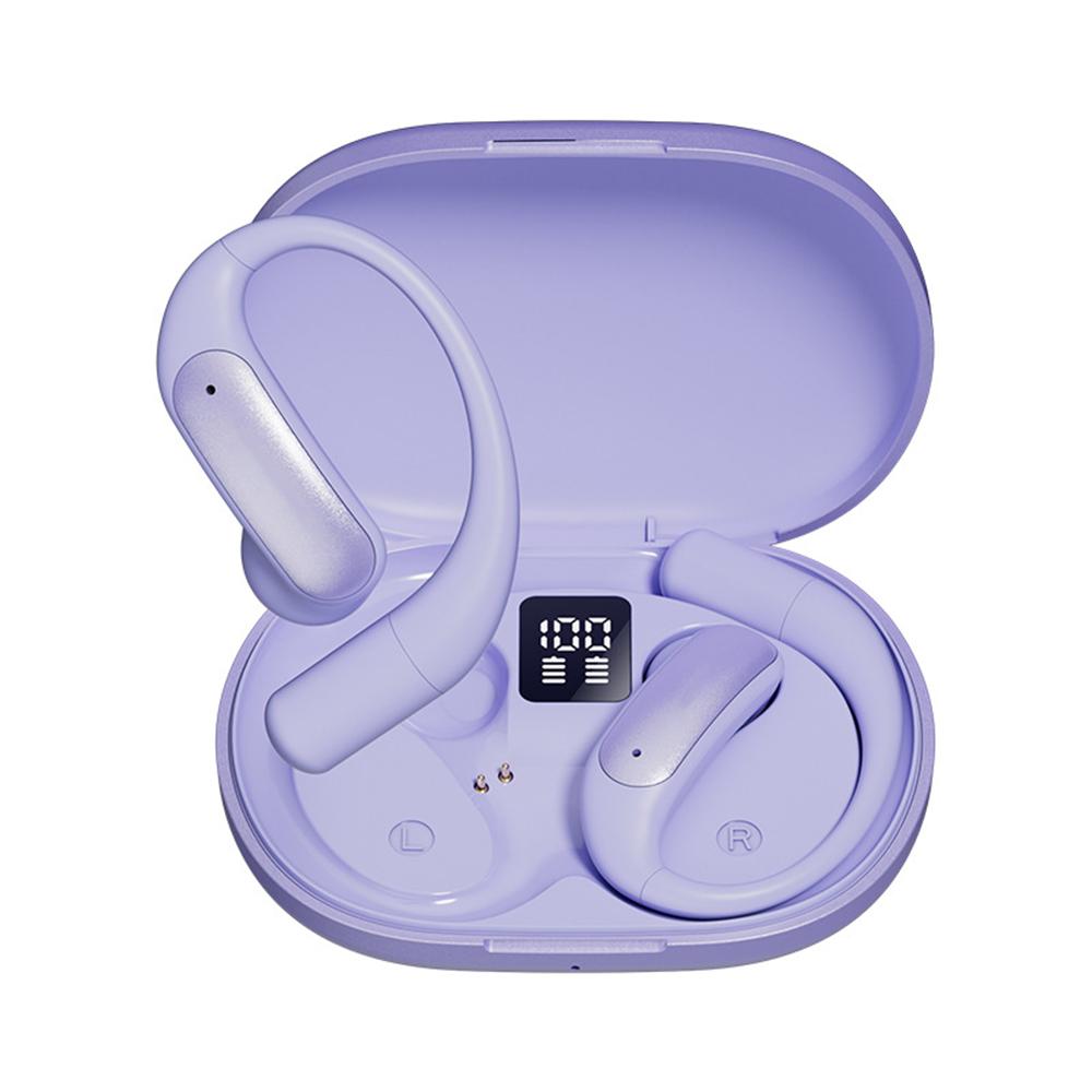 M127 AI Translation Clip-On Bluetooth 5.4 Wireless Earbuds, Open Ear Earphones with Real-Time Translation for 144 Languages