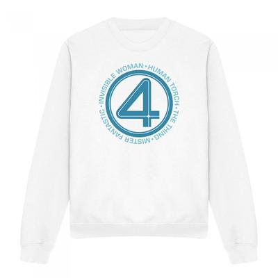 Fantastic Four Unisex Adult Superhero Team Sweatshirt