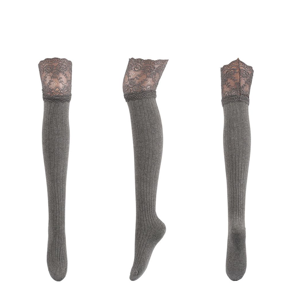 Xmas Winter Warm Spring Autumn Sexy Over the Knee Socks Long Knit Stockings