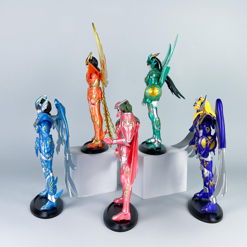 Anime Saint Seiya Shiryuu Hyoga Shun Ikki Phoenix Figure Action Figures Knights Of Zodiac Figures Toy