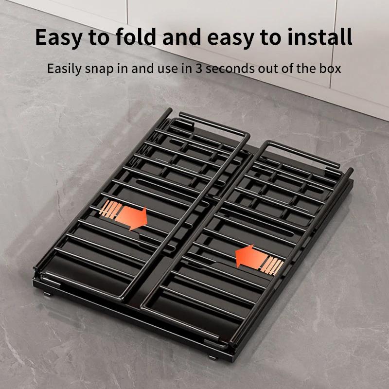 Kitchen Cabinet Pull-out Storage Baskets Organizer Adjustable Under Sink Spice Jar Holder Slide Out Drawer Bathroom Accessories