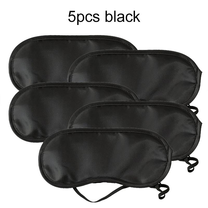 1/5pcs Disposable Eyeshade Sleep Mask Polyester Shading Lightweight Breathable Portable for Travel Noon Break Supplies TMZ