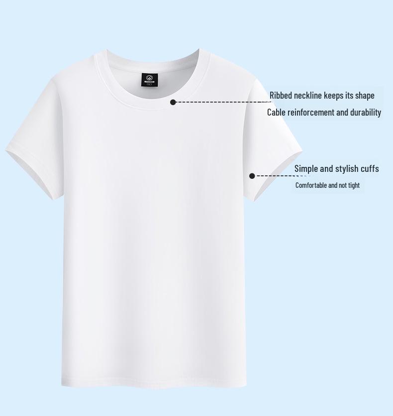Men's Cotton Short-Sleeve Loose-Fit T-Shirt – Casual Handsome Style