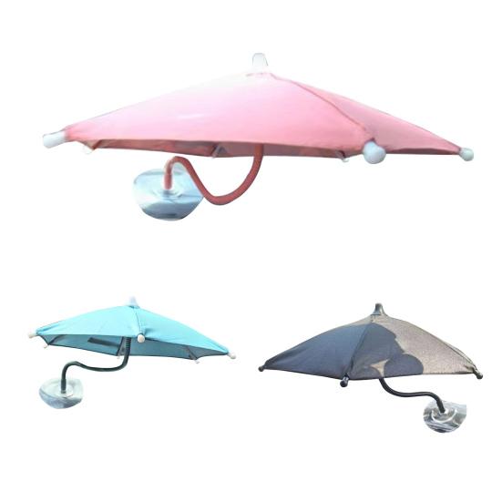 Umbrelă Parasolar Telefon Mobil Portabilă Anti-UV Parasolar Pliabil pentru Telefon