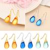 Party Exquisite Gift Blue Stone Earrings Natural Jewelry Accessories Hook Dangle Earrings