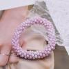 Trendy Bead Bracelet Elastic Handmade Strand Bracelets for Women Gift New Hair Accessory Glass Beads Bracelet