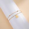 Cazador Stainless Steel Cute Cat Kitten Chain Foot Anklet Summer Beach Gold Color Bracelet on the leg for Women Jewelry Gift New