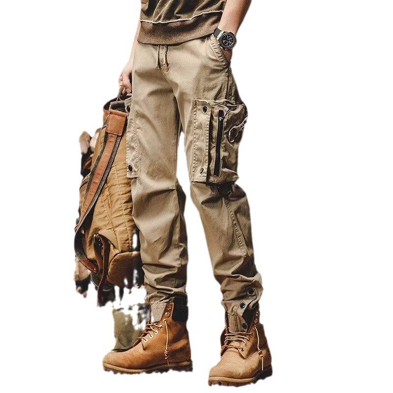 2023 Men's Korean-Style Trendy Autumn Harem Pants with Loose Cuffs