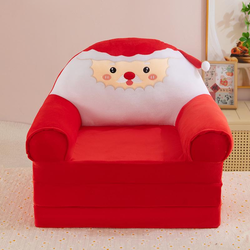 Foldable Three-Fold Cartoon Sofa for Kids: Lazy Baby Seat & Tatami Nap Sofa