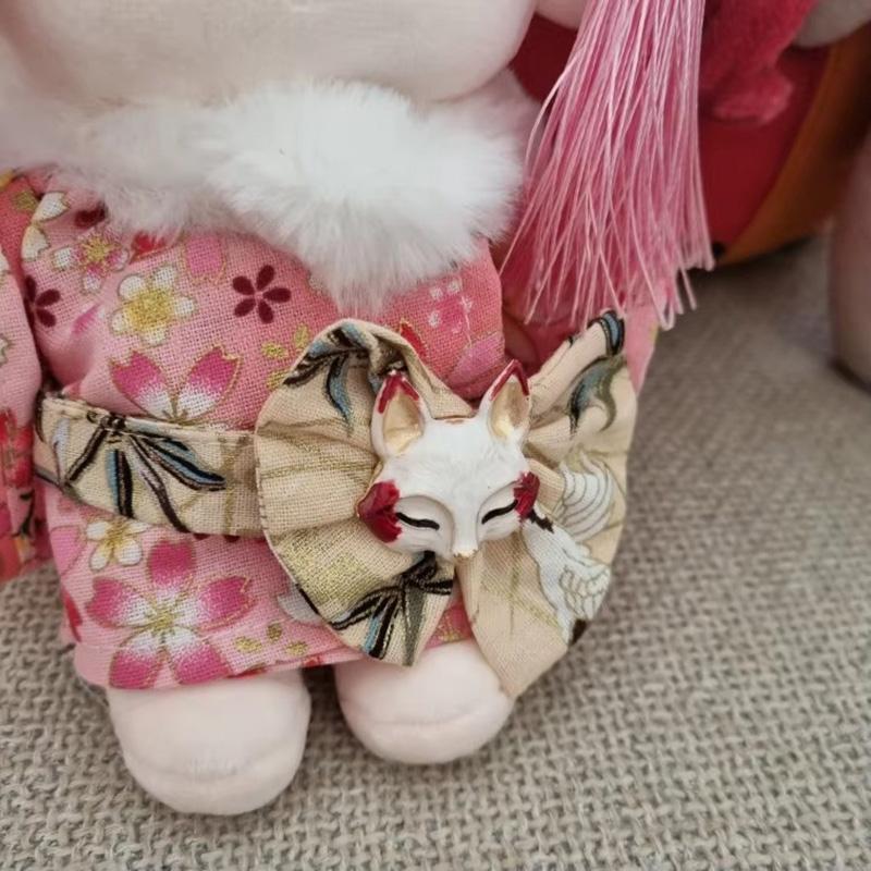 20cm Kimono Dress Up Plush Doll Soft Stuffed Figure Room Decor Cosplay Gift For Fans