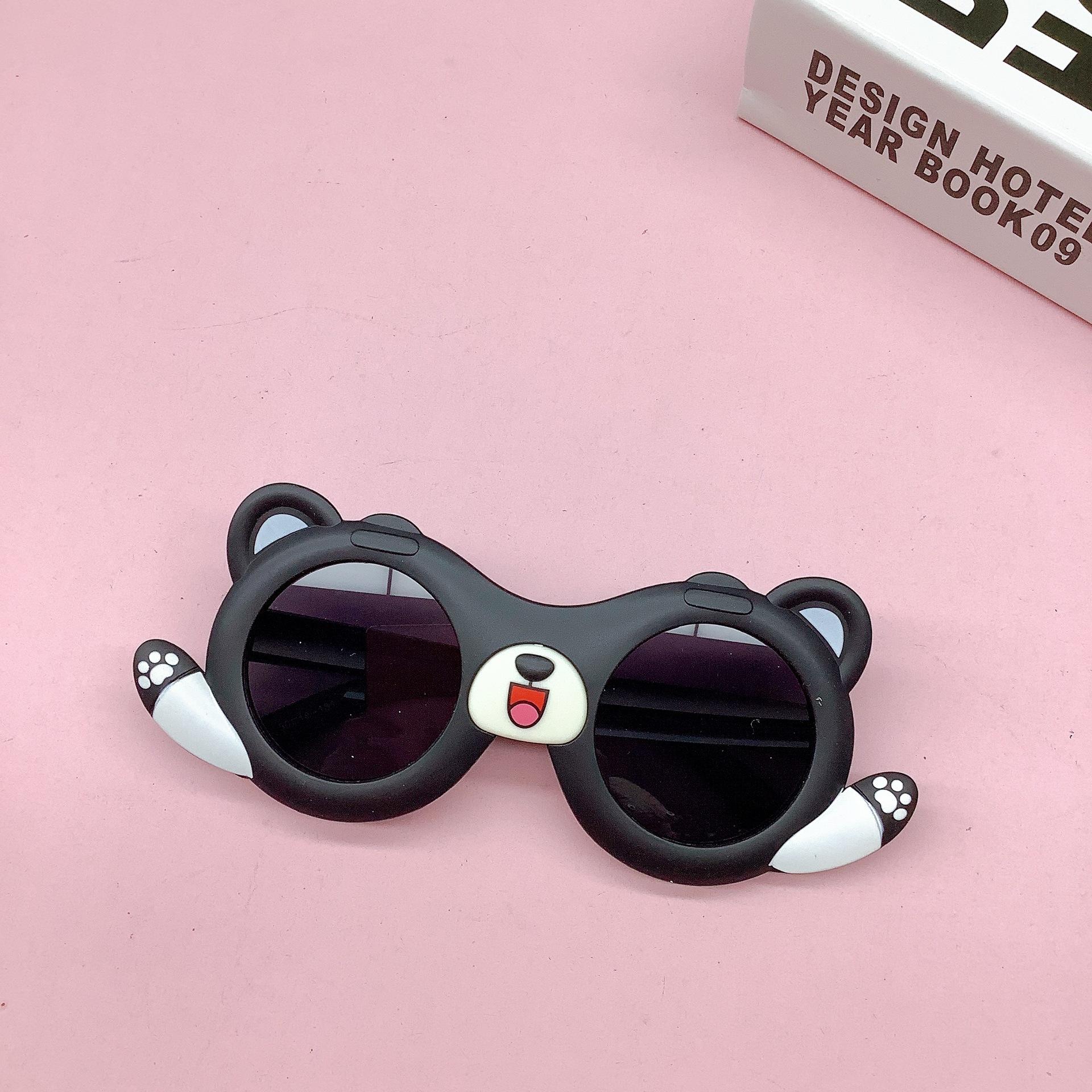 Little Tiger Children S Sunglasses, Fashionable Cute Baby Girl Glasses, Concave Children S Sunglasses
