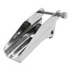 Boat Anchor Roller Stainless Steel 200mm Polished Marine Bow Roller Holder with Spring Pin for Trailer Yacht