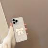 Simple White Bow Phone Case for IPhone 17 Pro Max, 16cm, Soft Case for Apple IPhone 15, 14cm, Full Coverage, High Definition, Transparent