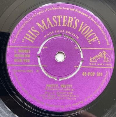 Disque 7 pouces BILLY ECKSTINE HUGO WINTERHALTERS Pretty Pretty Blue Illusion 45POP341 RCA VICTOR 1957 UK Jazz Occasion