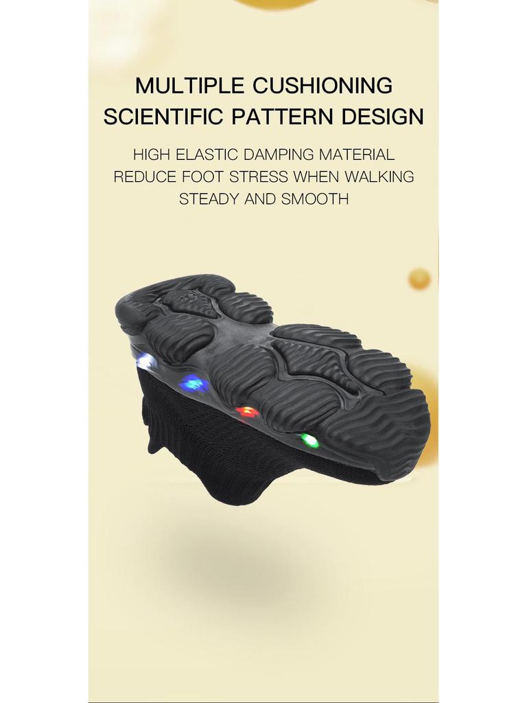 Pantofi Sport Cu Lumini pentru Copii, Tricotați Fly-Knit - Ultra-Ușori, Respirabili, Talpă Moale pentru Copii Mici
