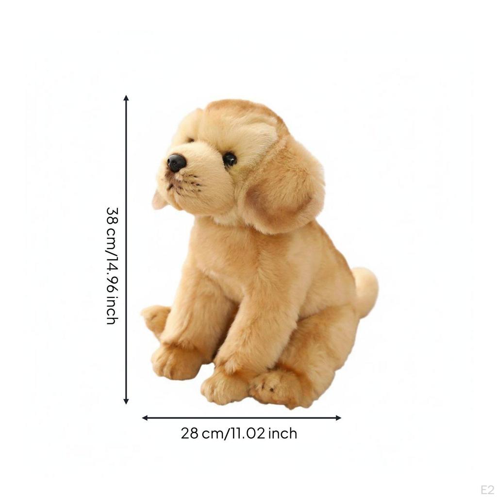 Realistisches Hunde-Stofftier Geburtstagsgeschenk Rasse gestickt