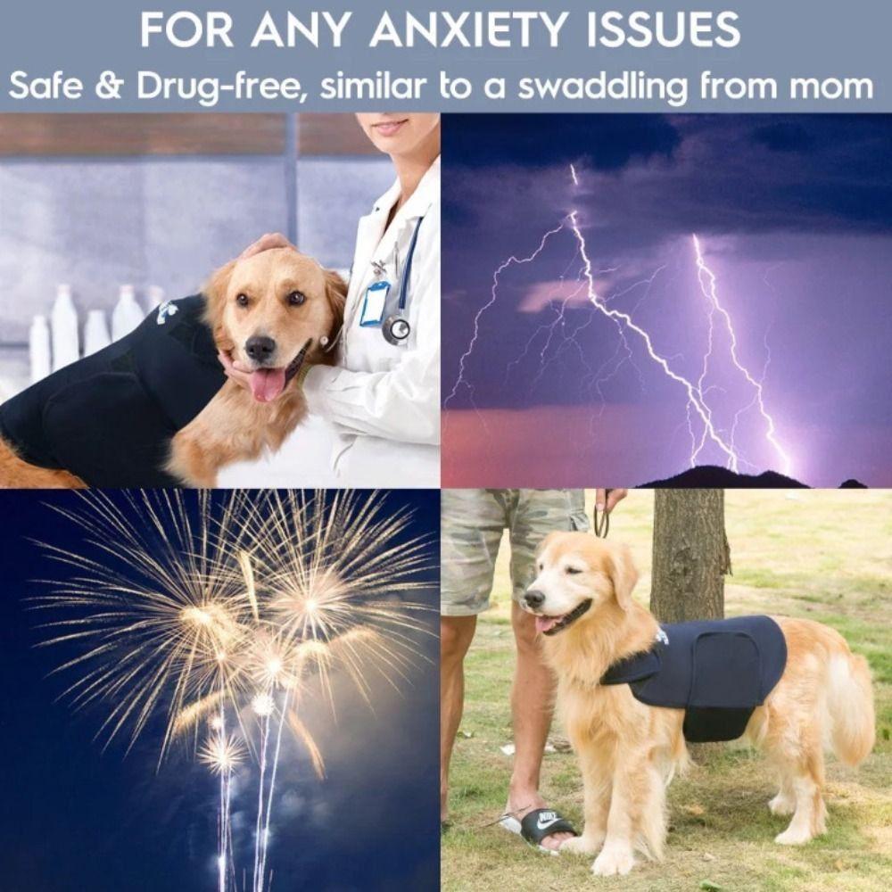New Cotton Pet Calming Coat Soft Comfortable Dog Jacket Shirt Anti Anxiety Puppy Jackets