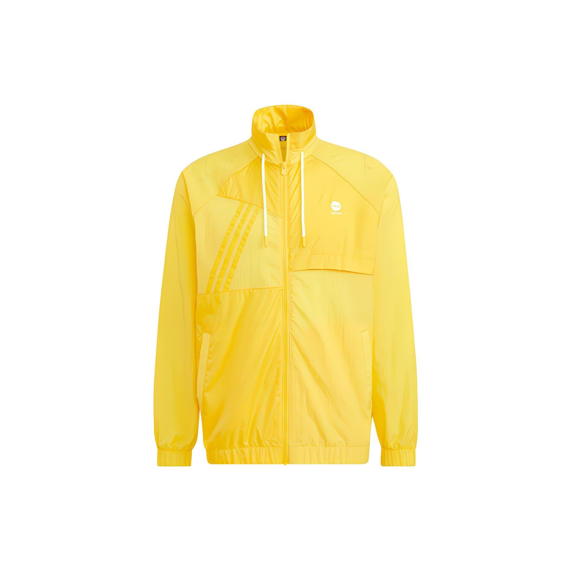 

Adidas Neo Vintage Sports Solid Color Striped Jacket Unisex Jacket Yellow HN4750 L