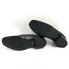 SEKAICHO Leather Plain Toe Dress Shoes 24.5 Black vintage(USED)