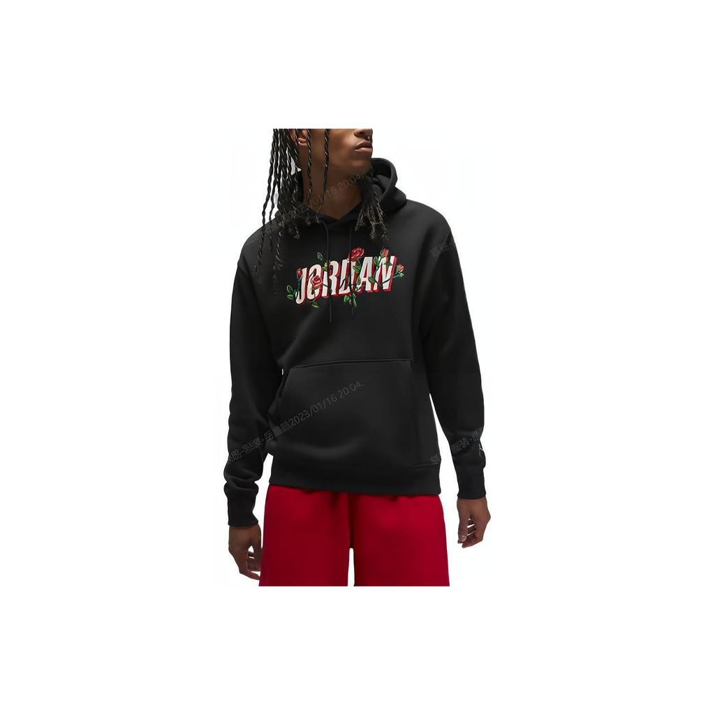 Jordan Sweatshirts Men's Black Hooded Moderate Regular FD0597-010