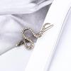 4pcs Creative Snake Hairpin Punk Metal Hair Clip Set Gothic Retro Barrette  Headwear Accessories