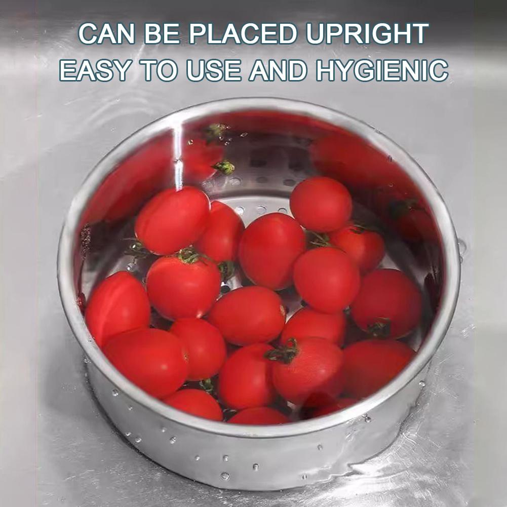 Swan-Shape Sink Strainer Space Saving Multifunctional Sink Colander For Fruit Vegetables