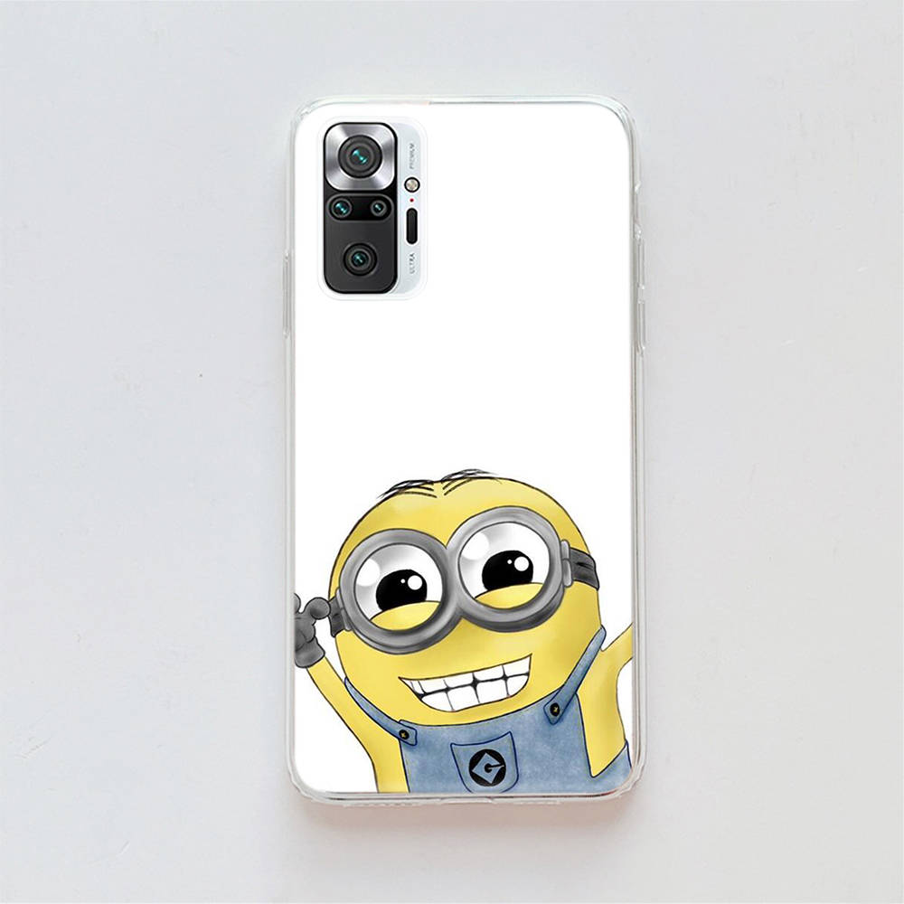 Husă Transparentă pentru Samsung A04 A14 A23 A34 A54 M23 M33 M52 M53 Realme Narzo 50 50I 50a Prime C35 C55 C30S 10 9 Pro M-77 Desene Animate Minioni