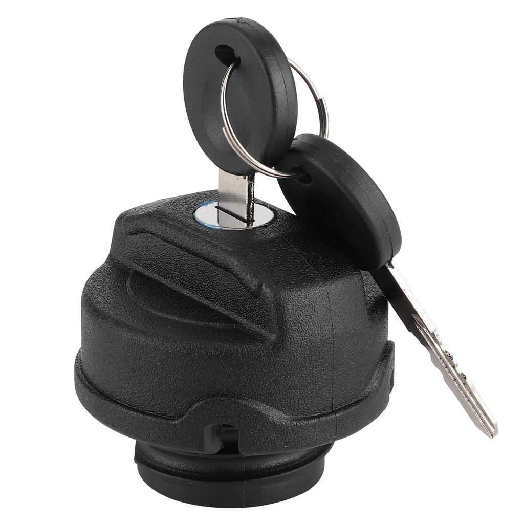 Fuel Tank Filler Cap Black ABS Petrol Locking Lid Fit for Beetle Polo Caddy with 2 Keys