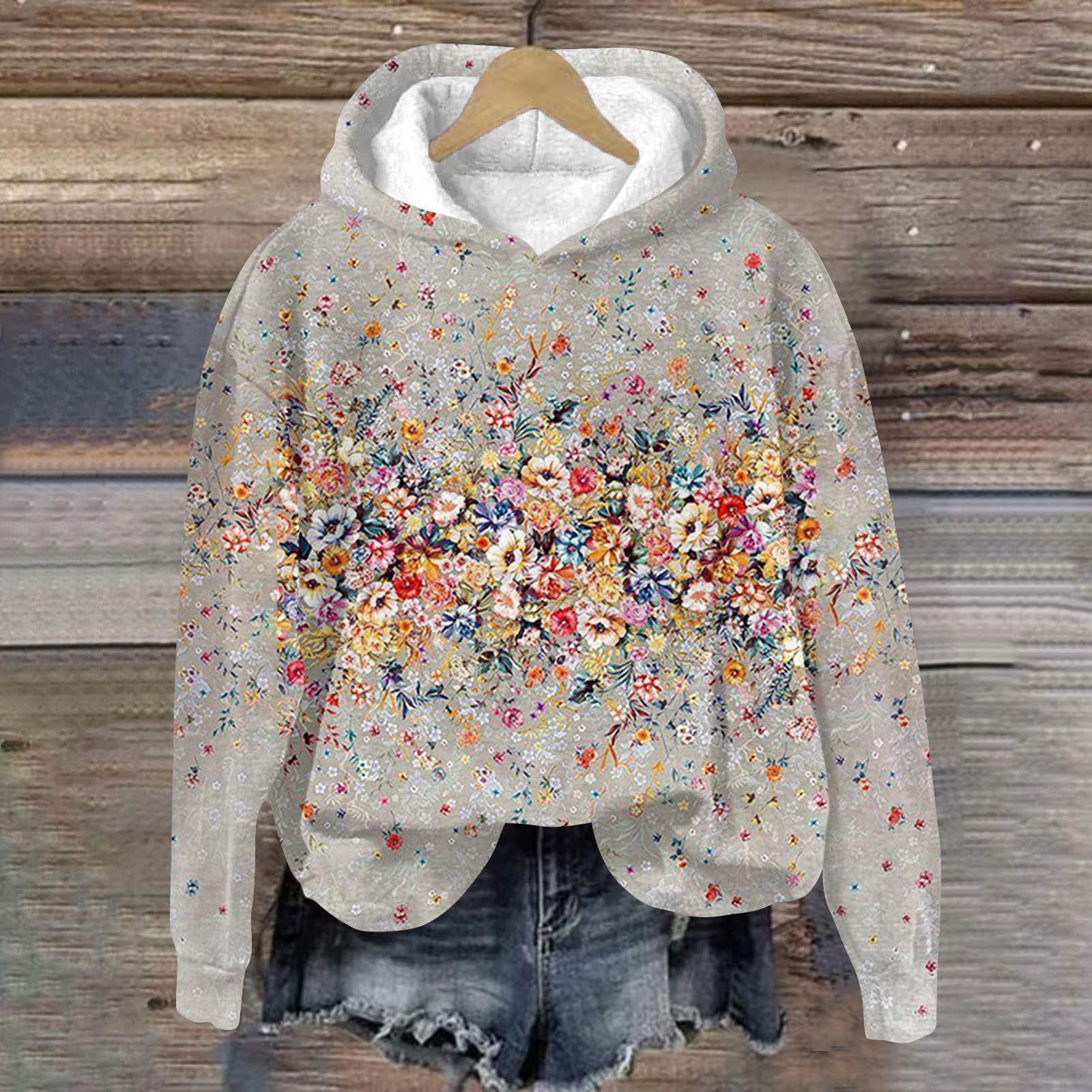 Женская мода, повседневные универсальные повседневные толстовки, топы с длинными рукавами, толстовки S