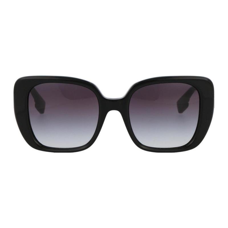 Burberry Statement Simple Casual Fashion Injection Molded Frame Square Sunglasses Women's Black
