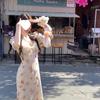 White Tower Women's Elegant Fairy Style Lace Dress - Summer/Autumn Korean Chic Long Dress